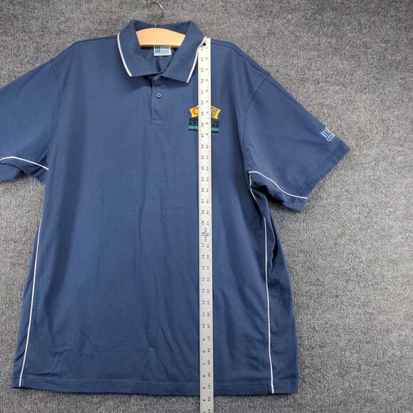 Main Gate Men's Business at The Brickyard Polo Shirt Blue XL Short Sleeve 2005 - Picture 11 of 13